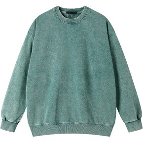 Eadali Mens Oversized Hoodies Vintage Hoodie Couples Pullover Acid Wash Hoodies for Men Streetwear Sweatshirts