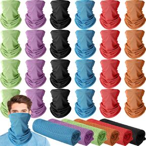 Handepo Summer Cooling Neck Gaiter Neck Wraps UV Sun Protection Bandana Cover, Multiple Ways to Wear Headband or Face Mask