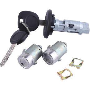 اسطوانة الإشعال الفائقة مع المفتاح 01-07 لـ Chevy Silverado 2500 2500 HD 3500 01-06 لـ GMC Sierra 1500 3500 01-07 لـ GMC Sierra 2500 HD 707835 706592 15298923 15298924 Ignition Key Key