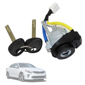 مفتاح قفل الإشعال Priprilod مع 2 مفاتيح مع مفاتيح متوافقة مع KIA Optima 2017 2017 2018 2019 2020 Ignition Lock Assembly 81991-35240