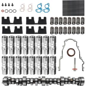E1840P Non-AFM Engines Stage 2 Camshaft Kit with Lifter .585"/ .585" Cam Compatible with LS L92 L99 5.3L 5.7L 6.0L 6.2L V8 LSx 1997-2007