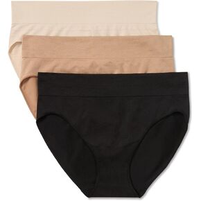 Warner's Women's Blissful Benefits No Pinching No Problems Dig-Free Seamless Stretch 3-Pack Bikini Wrw251bk10 in Saudi Arabia