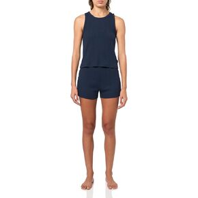 Calvin Klein womens Refined Rib Tank Short Set