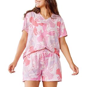 Mary Square Allie Polyester Blend Women's Cozy and Chic Pajama Apparel Set