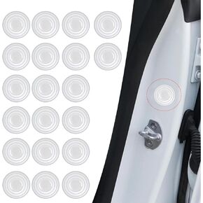 20 PCS Car Door Edge Guards, Multifunctional Silicone Buffer Cushion Car Door Protector Edge Guards, Car Door Shock Absorber Cushion, Universal for Most Cars (Black) in Kuwait