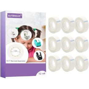 شريط micropore (120 حزمة) - hypoallergenic ، إزالة خالية من الألم ، اللاتكس خالية ولطيفة على الجلد - شريط القطن اللاصقة واستخدم مريح (x)