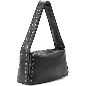 مرصع محفظة Y2K المحافظ للنساء الكتف الكتف Crossbody حقيبة جلد نباتي عصري