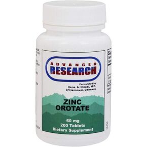 Nutrient Carriers Zinc 60 mg 200 Tablets