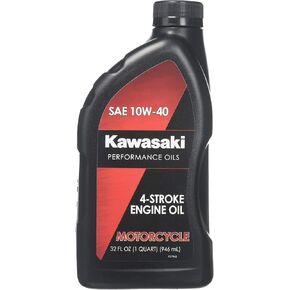 Kawasaki 4-Stroke Motorcycle Engine Oil 10W40 1 Quart K61021-202A