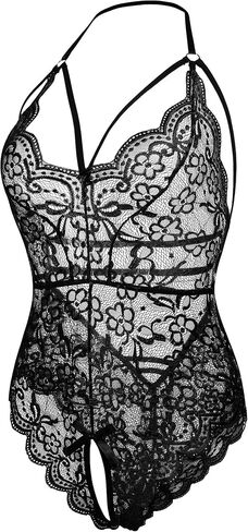 Lollo Vita Women Lingerie Bodysuit Admoit Floral Babydoll One Piece Sleepwear in Kuwait