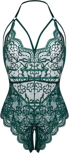 Lollo Vita Women Lingerie Bodysuit Admoit Floral Babydoll One Piece Sleepwear in Kuwait