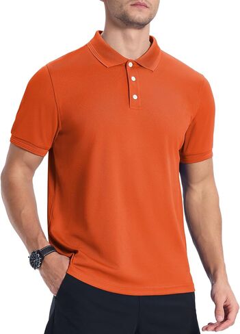 ZITY Men's 3 Pack Polo Shirts Short Sleeve Moisture-Wicking Golf Shirt Business Causal Tops in Saudi Arabia