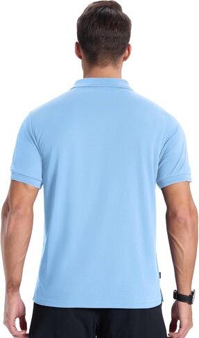 Zity Men's 3 Pack Pack Polo Dorts Short Sleeve Moisture-Wicking Golf Shirt Tops Coreal Tops in Saudi Arabia
