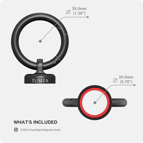 TUSITA Portable Magnetic Hook Compatible with Olight NEBO Flashlights in Kuwait