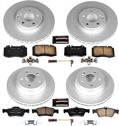 Power Stop CRK6600 Front and Rear Z23 Evolution Geomet Coated Brake Kit For Mercedes-Benz E550 2007-2009 [Model Specific] in Kuwait