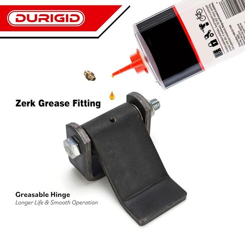 Heavy Duty Dump Trailer Hinges, 8 Pack, Black, Steel, Unfinished, Surface Mount in Saudi Arabia
