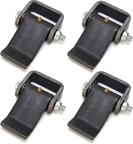 Heavy Duty Dump Trailer Hinges, 8 Pack, Black, Steel, Unfinished, Surface Mount in Saudi Arabia