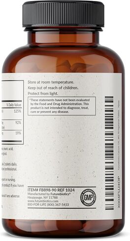 Futurebiotics Calcium 1200 MG Per Serving Sustained Release with Vitamin D3 1000 IU Per Serving Non-GMO, 90 Vegetarian Tablets in Kuwait