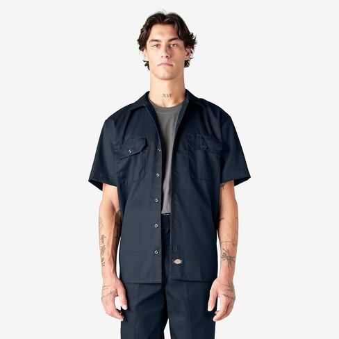 Dickies Men's Short Sleeve Work Shirt in Saudi Arabia