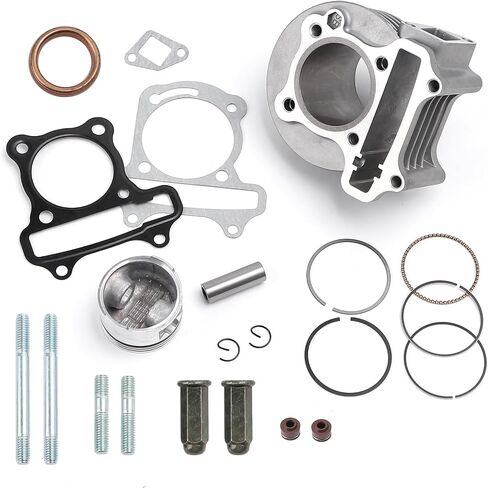 طقم إعادة بناء الأسطوانة العلوية من Minho مع حشية حلقة المكبس لـ GY6 50CC 100CC 139QMA 139QMB Engine ، 50mm Taotao in Kuwait