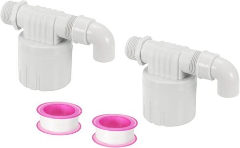 PATIKIL 1 Inch Float Valve, Plastic Side Inlet Water Automatic Float Valve Water Level Control Valve for Water Tank in Saudi Arabia