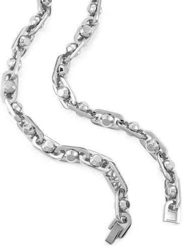 Michael Kors Stainless Steel and Pavé Crystal Heart Pendant Necklace for Women in Kuwait