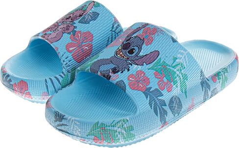 Josmo Kids Lilo and Stitch Slide Open Toe - Girl Sandals Stitch SlipOn Slides (sizes: 13 little kid / 1-4 big kid) in Saudi Arabia