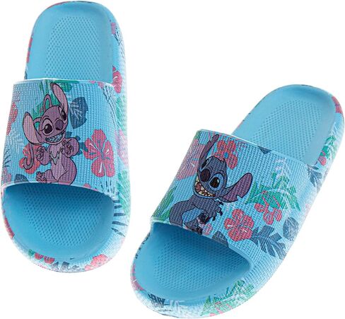 Josmo Kids Lilo and Stitch Slide Open Toe - Girl Sandals Stitch SlipOn Slides (sizes: 13 little kid / 1-4 big kid) in Saudi Arabia