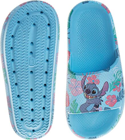 Josmo Kids Lilo and Stitch Slide Open Toe - Girl Sandals Stitch SlipOn Slides (sizes: 13 little kid / 1-4 big kid) in Saudi Arabia