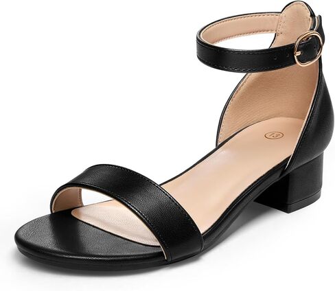 K Komforme Girls Sandals Low Heels Cheels Dress Pump Strap Open Open Toe Party Party (Toddler/Little Kids/Big Kids) in Kuwait