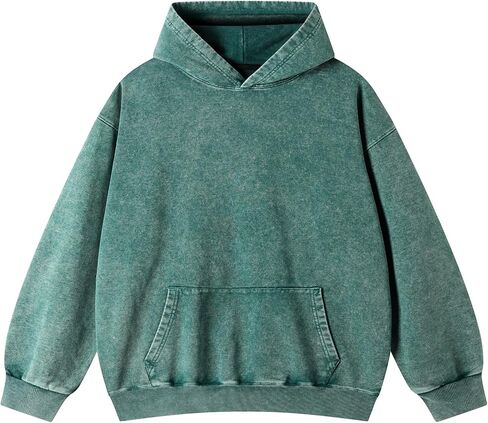 Eadali Mens Oversized Hoodies Vintage Hoodie Couples Pullover Acid Wash Hoodies for Men Streetwear Sweatshirts in Saudi Arabia