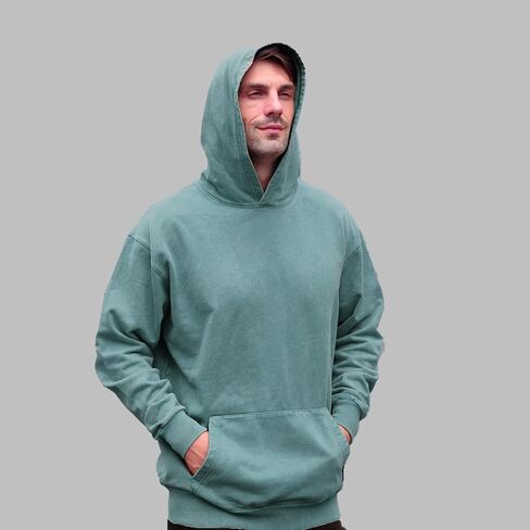 Eadali Mens Oversized Hoodies Vintage Hoodie Couples Pullover Acid Wash Hoodies for Men Streetwear Sweatshirts in Saudi Arabia