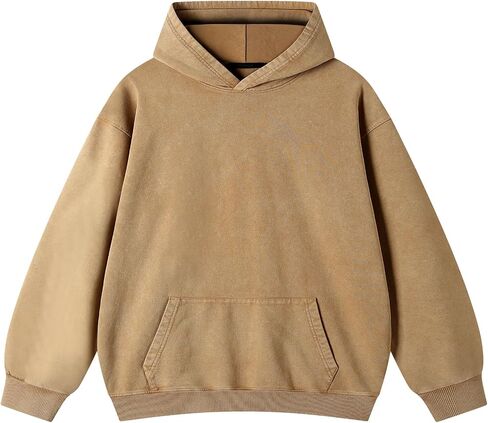 Eadali Mens Oversized Hoodies Vintage Hoodie Couples Pullover Acid Wash Hoodies for Men Streetwear Sweatshirts in Saudi Arabia