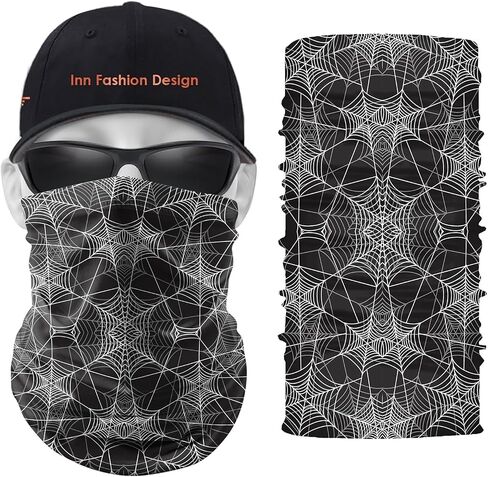 Neck Gaiter Face Mask for Sun Protection Breathable Cooling Black Neck Scarf for Men Women Outdoor Cycling Fishing Working in Saudi Arabia