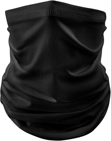 Adult Neck Gaiter Face Mask for Men Women Outdoor Breathable Hiking Sports Sunblock Ice Silk Bandana Bib in Saudi Arabia