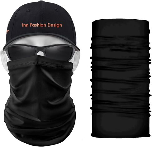 Adult Neck Gaiter Face Mask for Men Women Outdoor Breathable Hiking Sports Sunblock Ice Silk Bandana Bib in Saudi Arabia