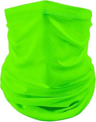 Adult Neck Gaiter Face Mask for Men Women Outdoor Breathable Hiking Sports Sunblock Ice Silk Bandana Bib in Saudi Arabia