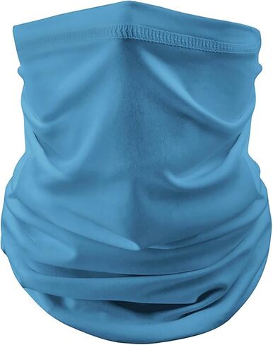 Adult Neck Gaiter Face Mask for Men Women Outdoor Breathable Hiking Sports Sunblock Ice Silk Bandana Bib in Saudi Arabia
