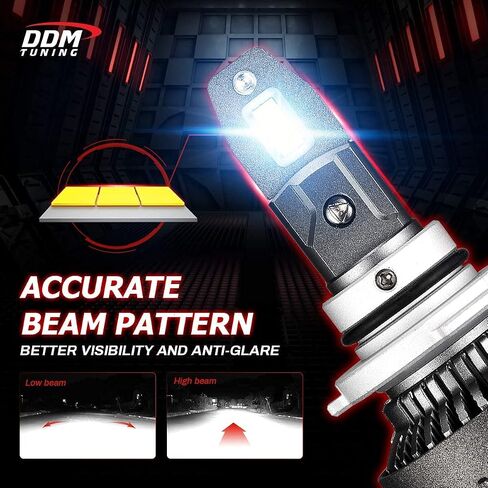 DDM Tuning Saber 55W ProX Accu/V2 LED Kit, 12500LM, 4500K, Pair,-FBA (9005/9006 / 9012 / H10) in Saudi Arabia