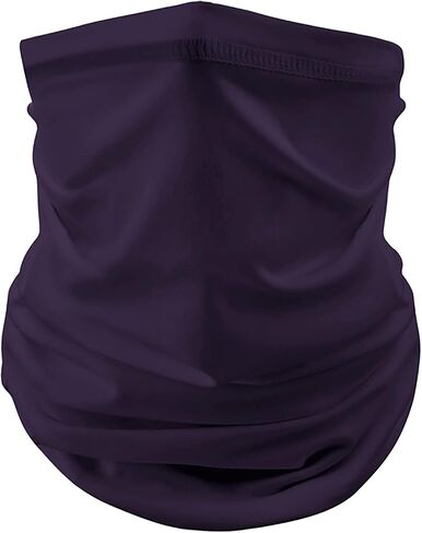 Adult Neck Gaiter Face Mask for Men Women Outdoor Breathable Hiking Sports Sunblock Ice Silk Bandana Bib in Saudi Arabia