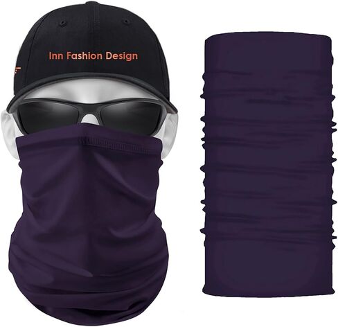 Adult Neck Gaiter Face Mask for Men Women Outdoor Breathable Hiking Sports Sunblock Ice Silk Bandana Bib in Saudi Arabia