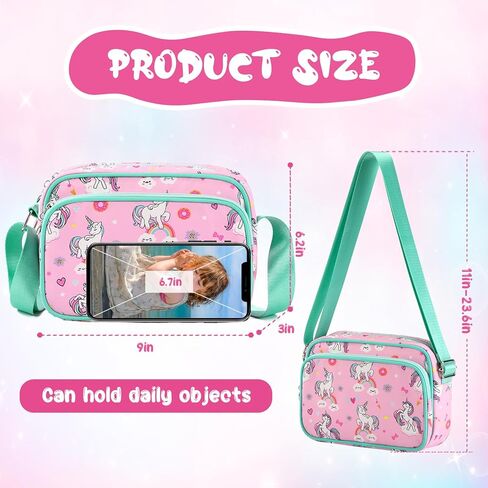 Strawberry Purse for Girls, Cute Crossbody Purse, Birthday Christmas Gifts for 6 8 10 12 Year Old Girls in Kuwait