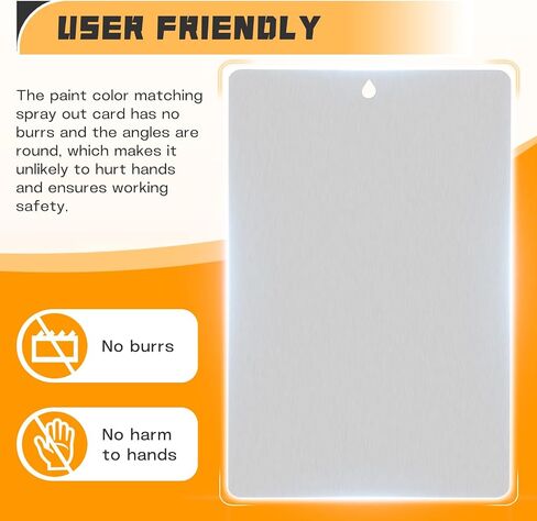 Paint Color Matching Spray Out Cards Aluminum Paint Test Panels Automotive Sprayout Cards for Coating Paint (Pack of 100) in Saudi Arabia