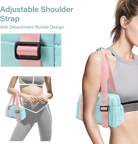 Small Gym Bag for Women,Mini Duffle Bag with Wet Compartmen,Womens Gym Bag for Weekender/Workout/Sport in Saudi Arabia