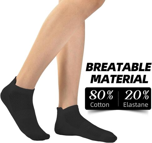 Ankle Socks for Women,Athletic Running Low Cut Women's Socks 6 Pairs in Saudi Arabia