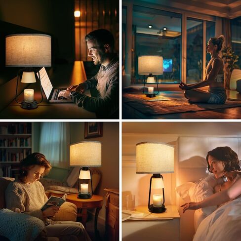 Candle Warmer Lamp with Timer Dimmable Table Lamp for New Home Decor,Birthday Gifts Wax Warmer Lamp for Jar Candles with 3 Bulbs in Saudi Arabia