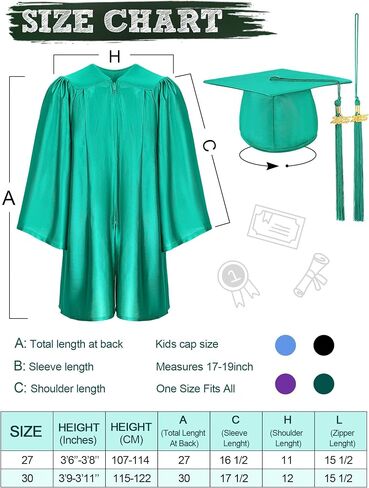Geyoga Preschool و Dyrandergarten التخرج والكاب ، Tassel مع سحر 2025 للطفل in Kuwait