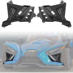 Front Lower Accent Panel Kit for Slingshot 2020-2023, Painted Lower Daytime Running Lights Trim Panel Upgrade Kit for Polaris Slingshot S SL SLR R LE 2020-2023 Exterior Accessories (2PCS)