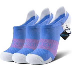 Brisira Coolmax Bamboo Viscose Kids No Show Socks Compression Athletic Running Sports Povel