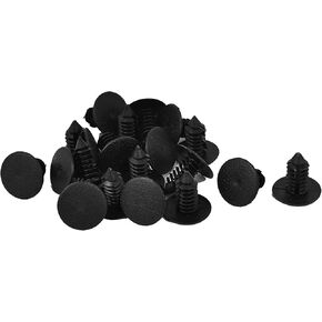 uxcell 9mm x 20mm x 18mm Plastic Car Bumper Fender Fir Tree Clips Rivet Universal 20pcs